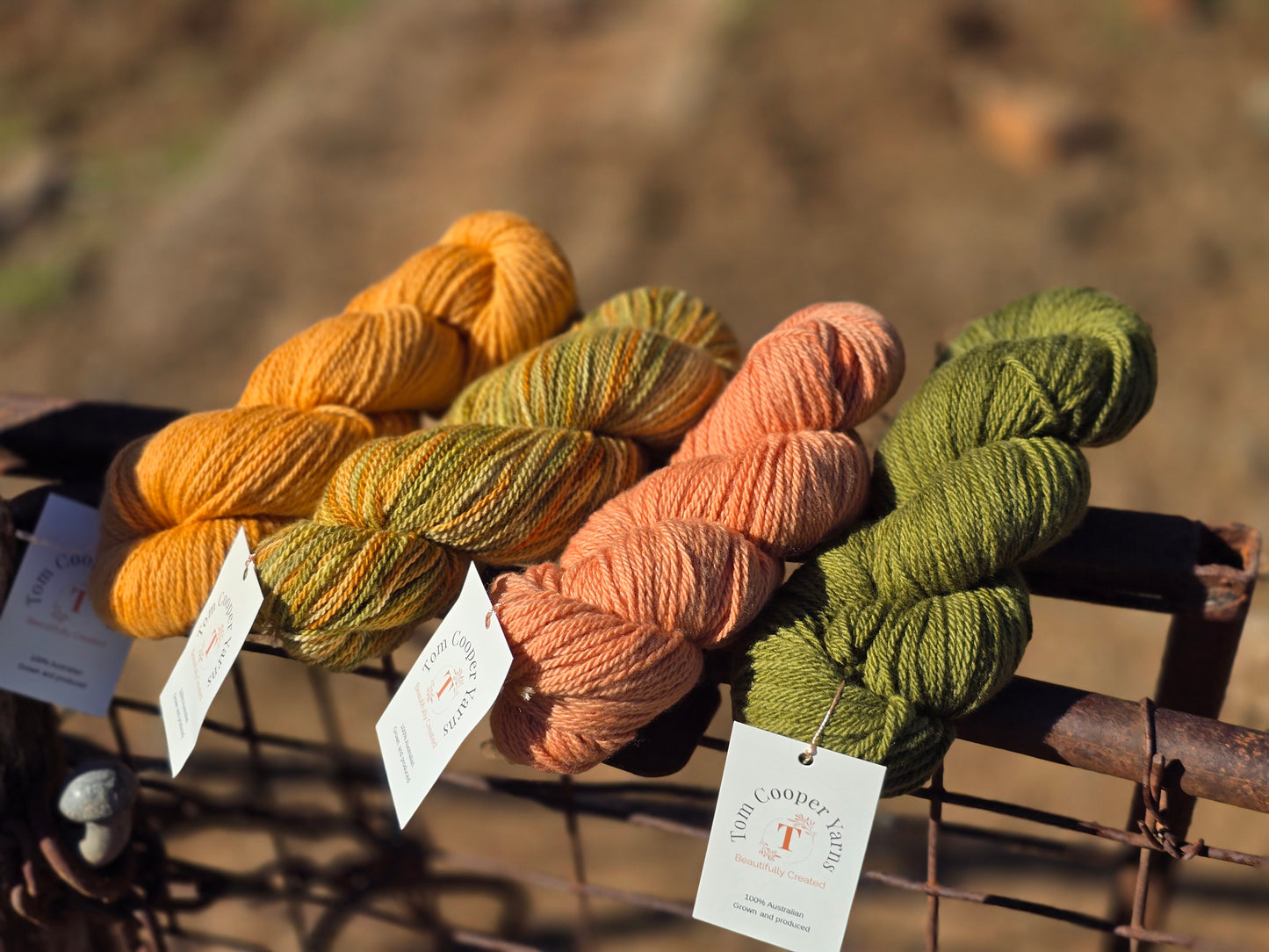 Coloured Merino Wool Skeins